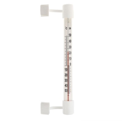 Термометр оконный, мод-ТСН-14/1, от -50°С до +50°С, на липучке, упаковка картон