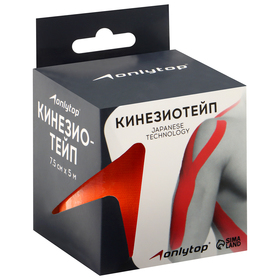 Кинезио-тейп, размер 7,5 см х 5 м, цвет микс