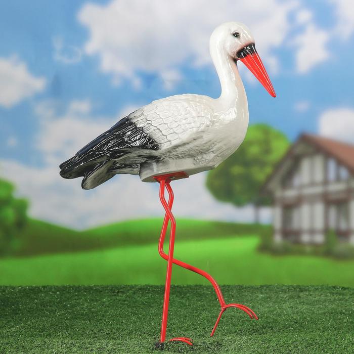 Садовая фигура "Аист" малый