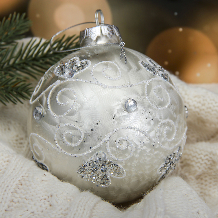 Новогодний шар "Изморозь"