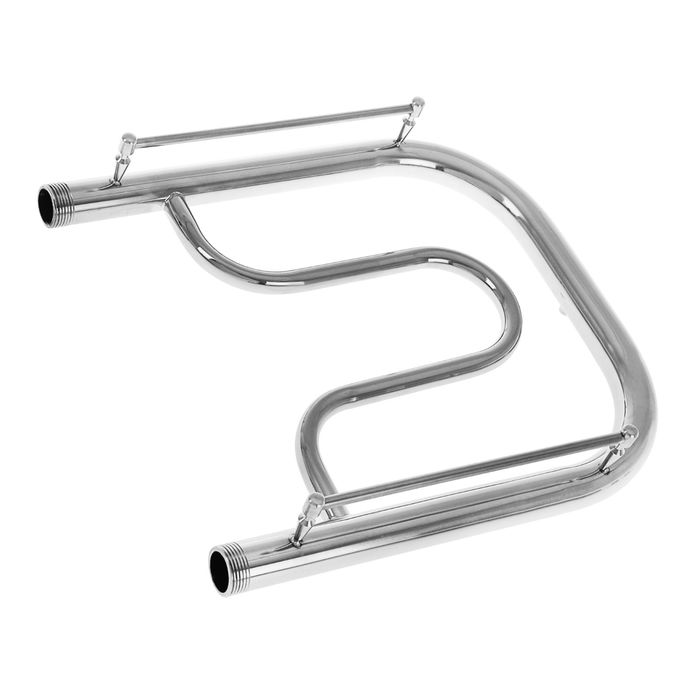 Полотенцесушитель TEMARK "Фокстрот-1", водяной, с полкой, 320х400 мм, d=32 мм