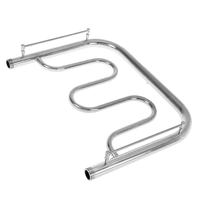 Полотенцесушитель TEMARK "Фокстрот-2", водяной, с полкой, 500х400 мм, d=32 мм