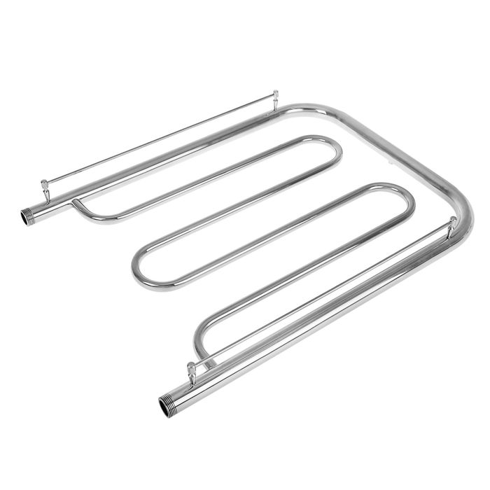 Полотенцесушитель TEMARK "Фокстрот-2", водяной, с полкой, 500х700 мм, d=32 мм