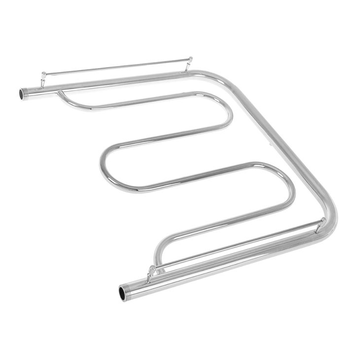 Полотенцесушитель TEMARK "Фокстрот-2", водяной, с полкой, 600х600 мм, d=32 мм