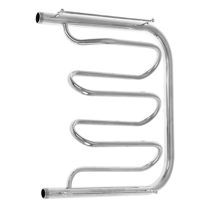 Полотенцесушитель TEMARK "Фокстрот-3", водяной, с полкой, 500х500 мм, d=32 мм