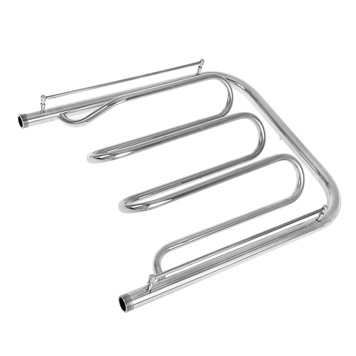 Полотенцесушитель TEMARK "Фокстрот-3", водяной, с полкой, 500х600 мм, d=32 мм