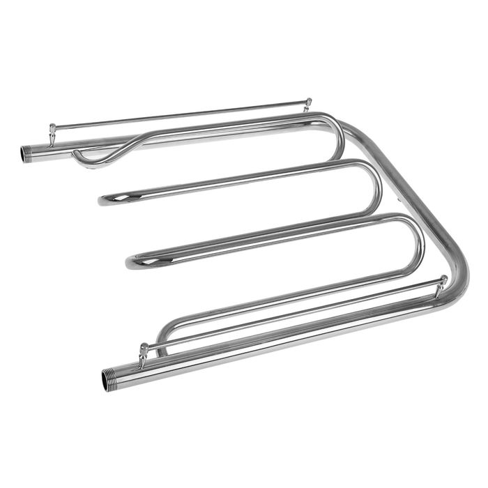 Полотенцесушитель TEMARK "Фокстрот-3", водяной, с полкой, 500х700 мм, d=32 мм