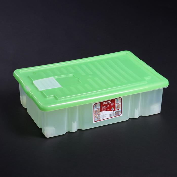 Ящик для хранения 36 л Darel-box прямоугольный, цвет МИКС