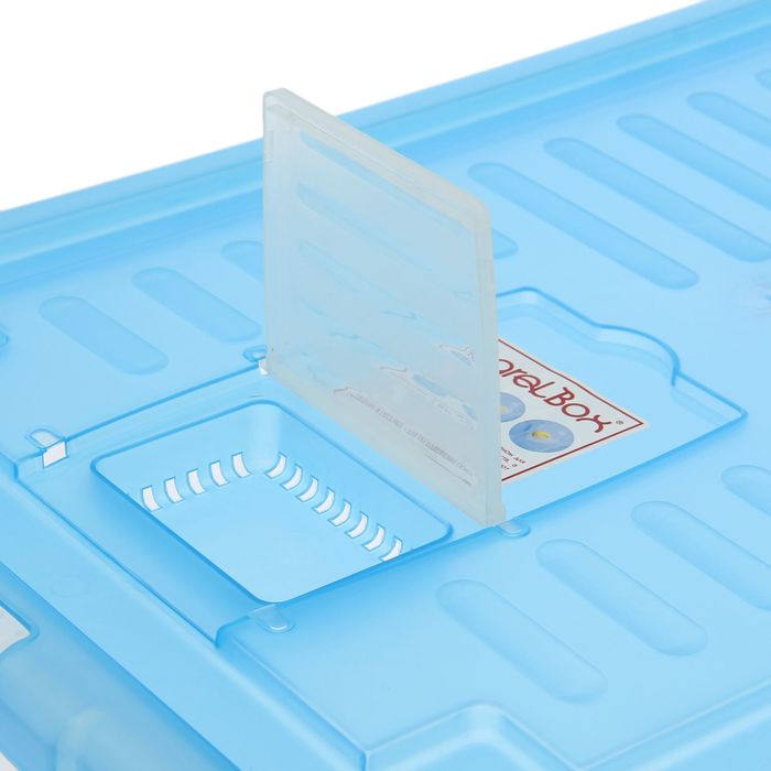 Ящик для хранения с крышкой Darel-box, 56 л, 60×40×31 см, цвет МИКС