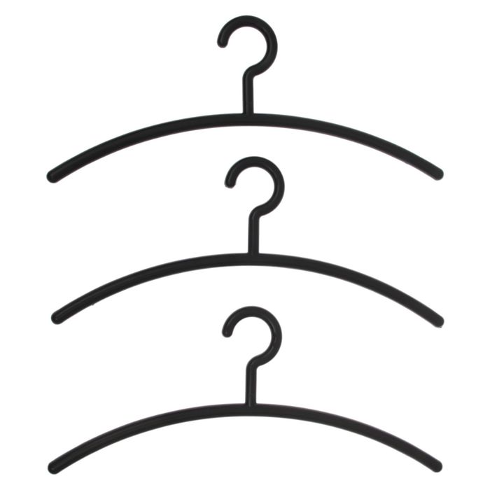 Вешалка-плечики размер 48-50 "Модерн", набор 3 шт, цвет МИКС