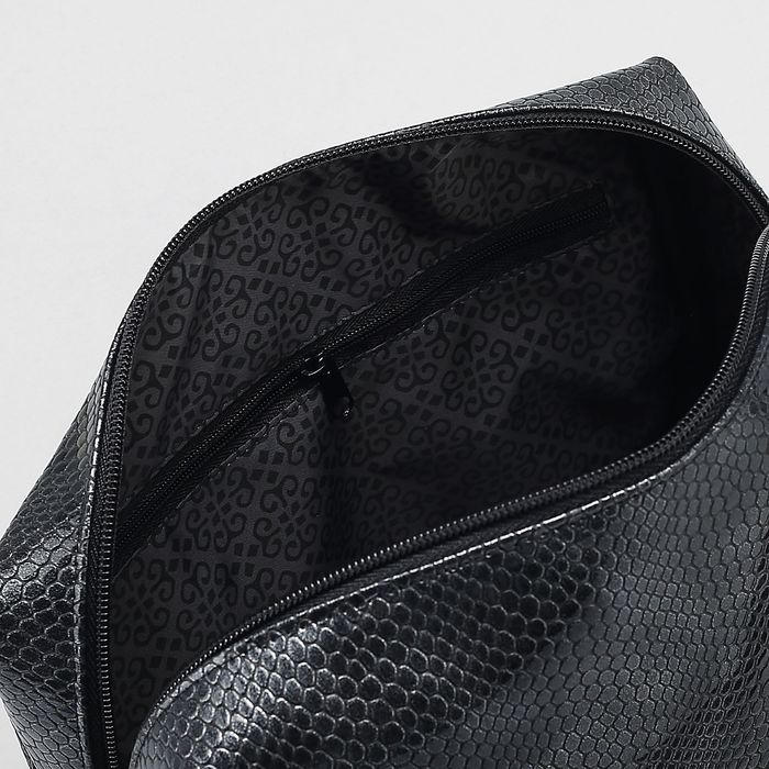 Сумка женская на молнии, 1 отдел, 1 наружный карман, чёрная