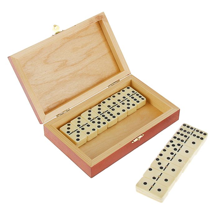 Домино в шкатулке "Мост"
