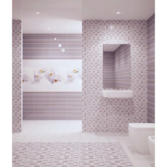 Облицовочная плитка Меланж голубой 10-10-61-440 50х25см (в упаковке 1 кв.м)