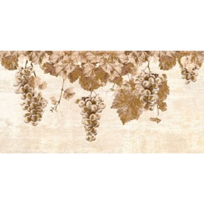 Вставка керамическая 50х25см Тоскана коричневый 10-03-15-718