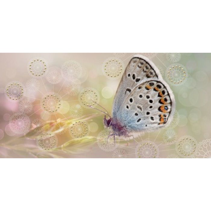 Вставка керамическая 20х40см Мечта Бабочка  08-05-23-371-1