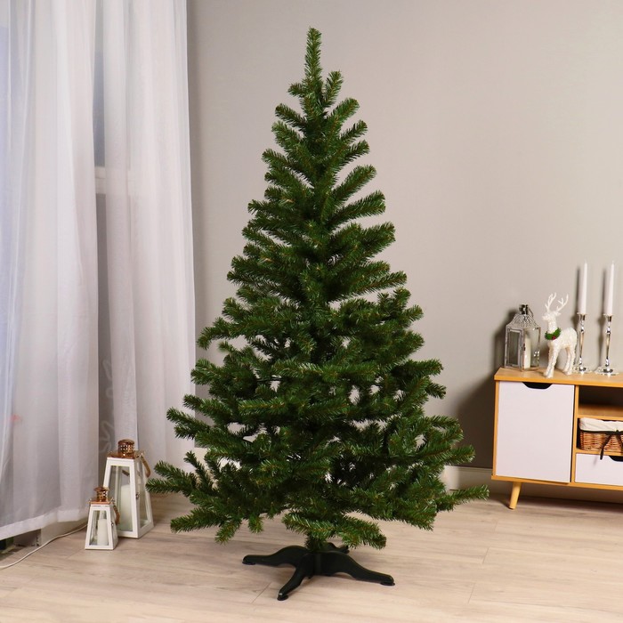 Ёлка "Лесная сказка" 150±5 см, d нижнего яруса 83±3 см, 199 веток, пласт подставка