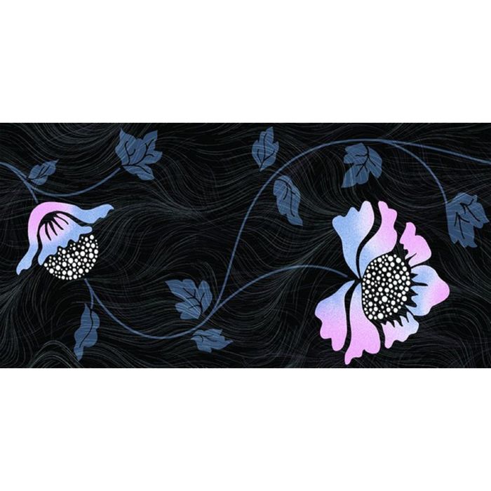 Вставка керамическая 50х25см Болеро синий 10-03-65-122-1