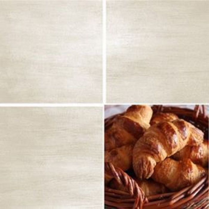 Декор 20х20см Акварель Чай 4 круассан Чай 4