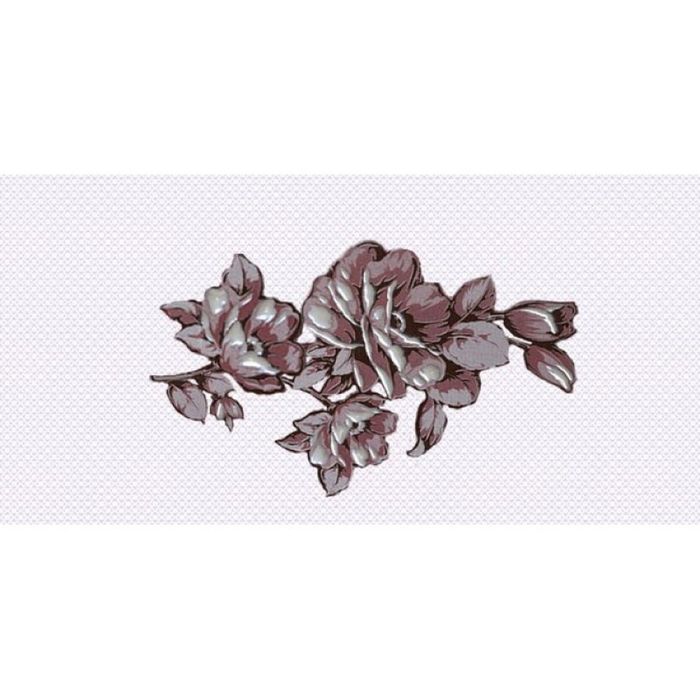 Вставка керамическая 40х20см Аллегро бордо 08-03-47-100-3