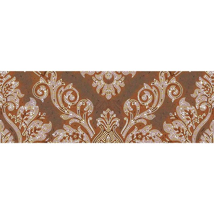 Вставка керамическая 60х20см Бретань коричневый 17-03-15-978-1 (часть панно)