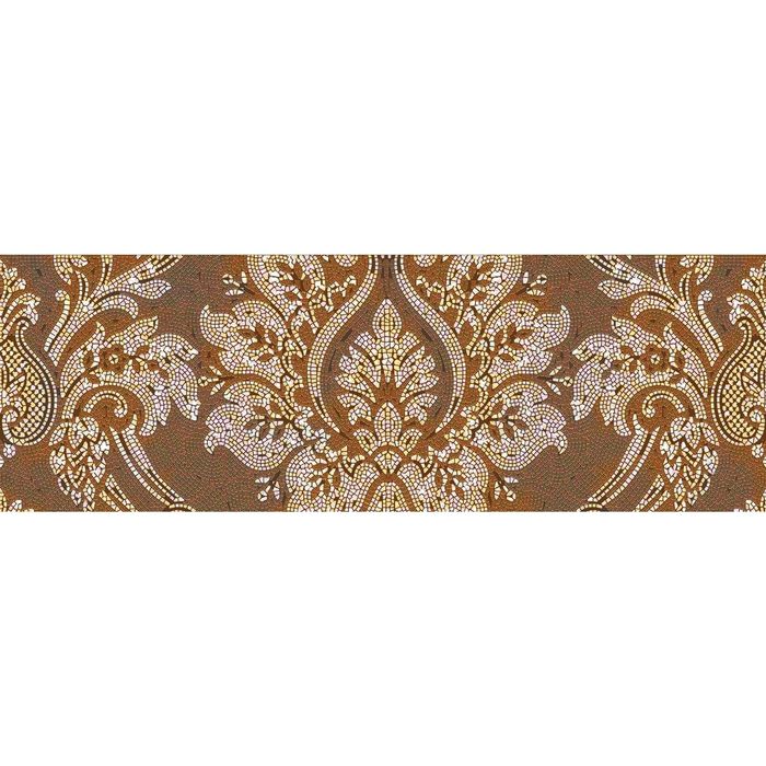 Вставка керамическая 60х20см Бретань коричневый 17-03-15-977-1 (часть панно)