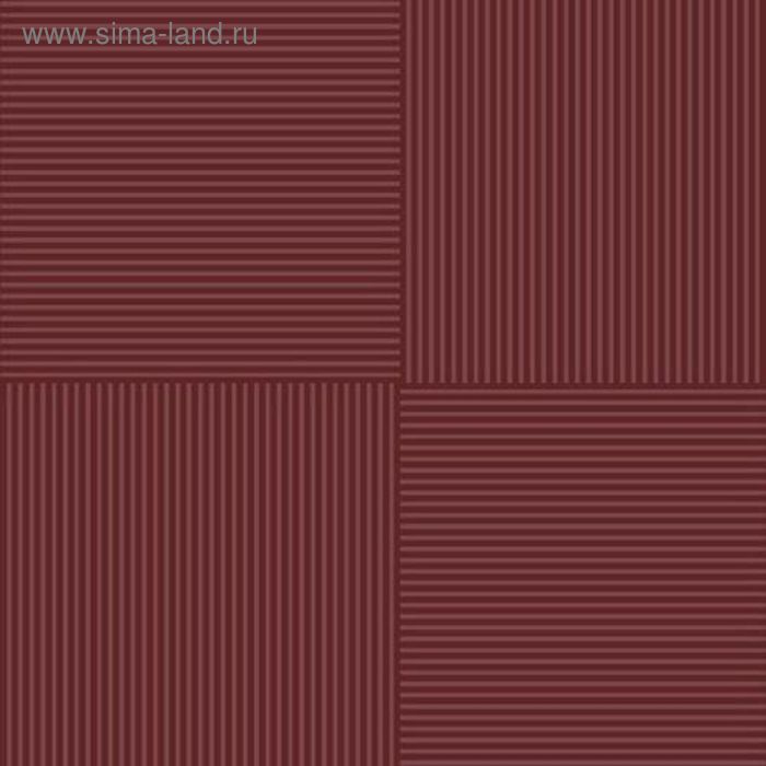 Плитка напольная Аллегро бордо 30х30см 12-01-47-004 (в упаковке 0,99 кв.м)