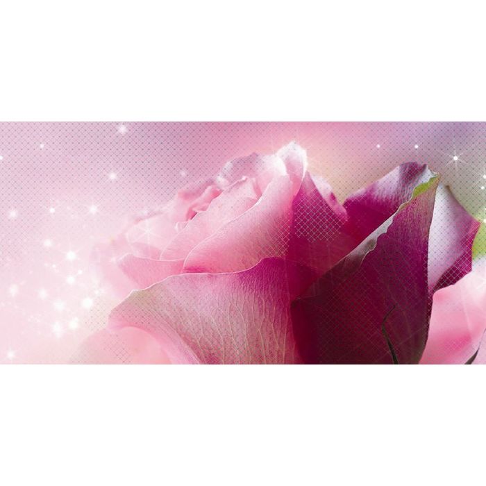 Декор 50х25см Арома розовый Ланком 10-05-41-619-1