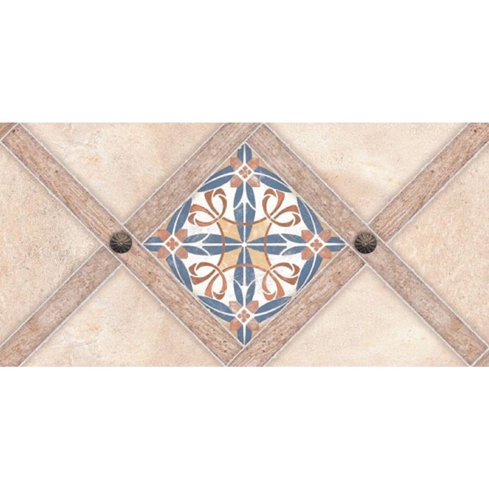 Декор 50х25см Апеннины бежевый 10-00-11-522