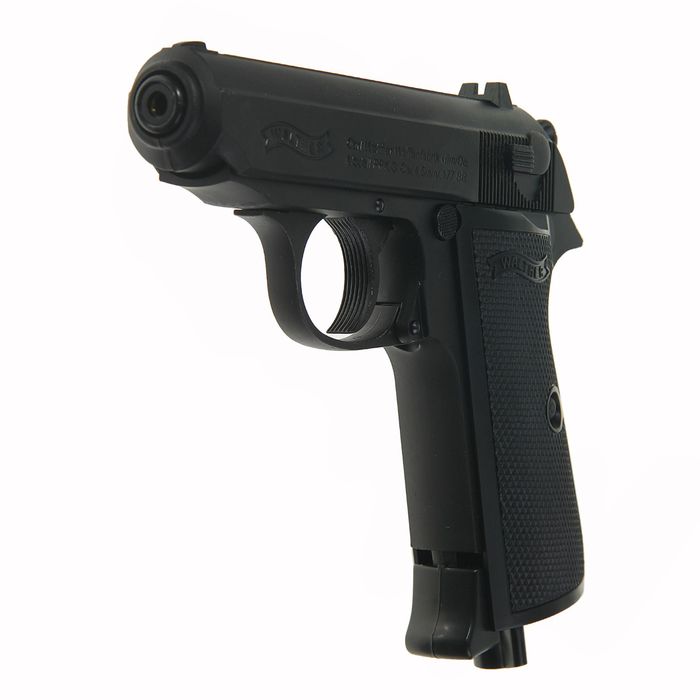 Пистолет пневматический Walther PPK/S (чёрный с чёрн. рукояткой), 5.8060, шт
