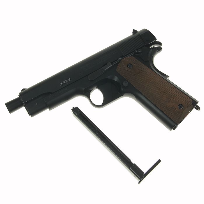 Пистолет пневматический Crosman 1911BBb blowback кал.4,5мм, 40021, шт