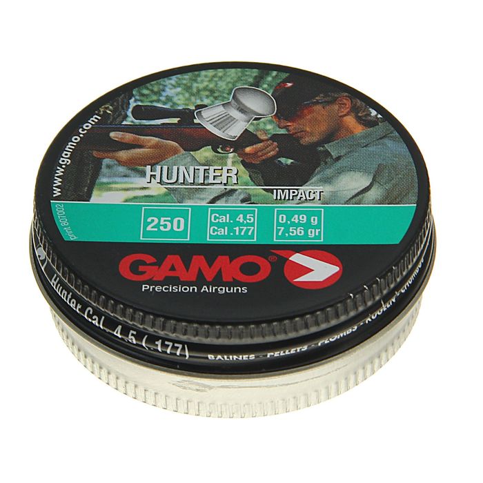 Пули пневм. "Gamo Hunter", кал. 4,5 мм. (250 шт.), шт