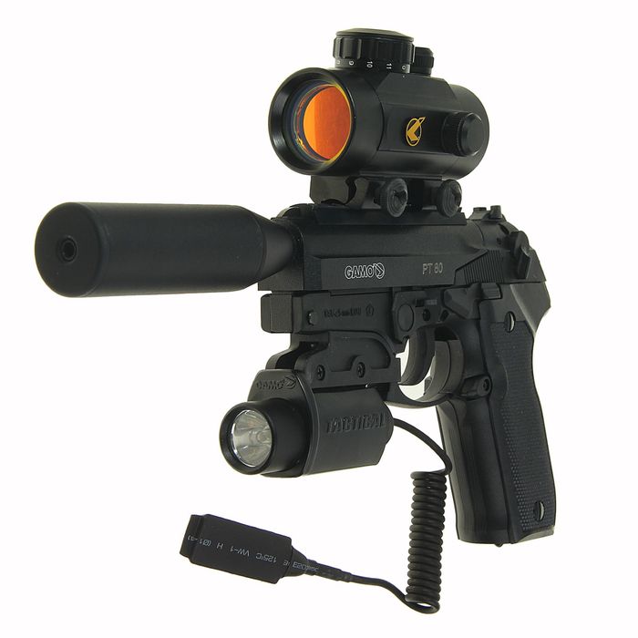 Пистолет пневматический GAMO PT-80 Tactical, кал.4,5 мм, 6111354, шт