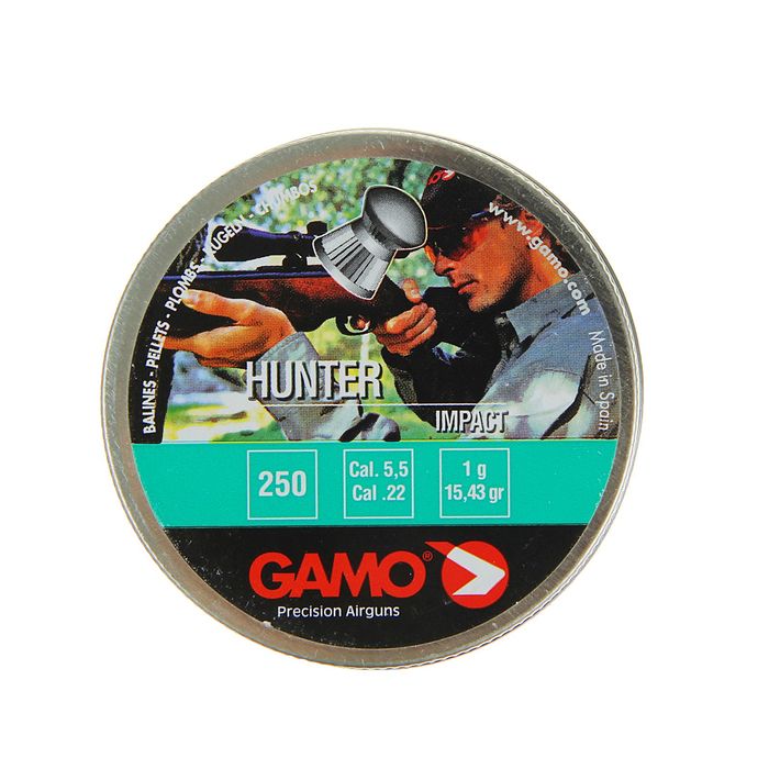Пуля пневм. "Gamo Hunter" кал. 5,5 мм. (250 шт.), 6320825, шт