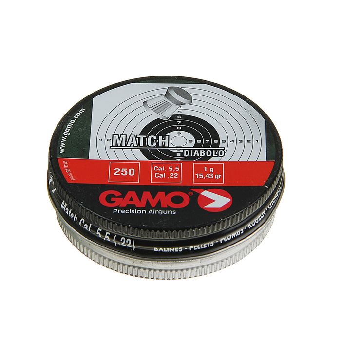 Пуля пневм. "Gamo Match", кал. 5,5 мм. (250 шт.), 6320025, шт