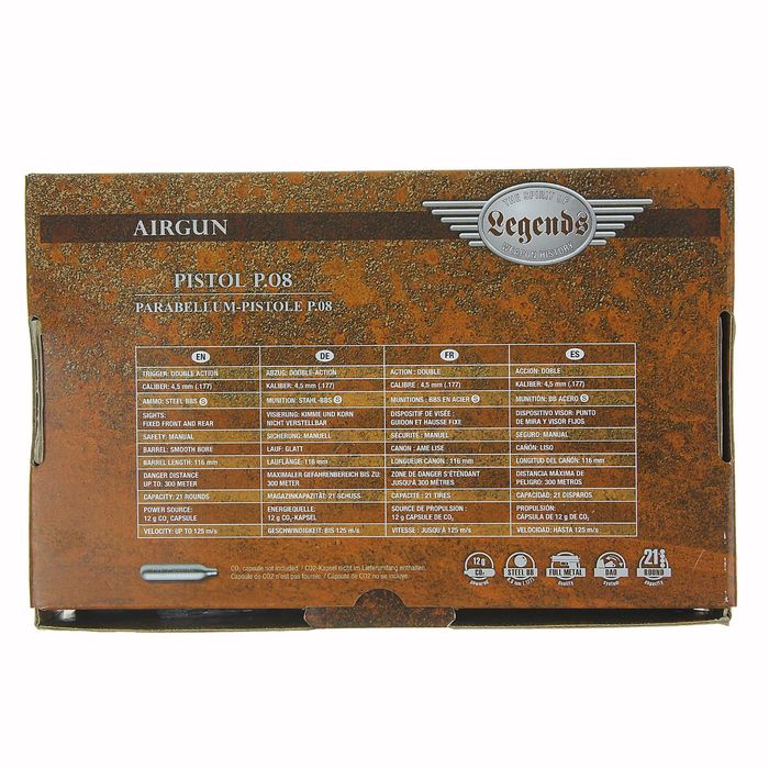 Пистолет пневматический Umarex Р.08, 5.8135, шт