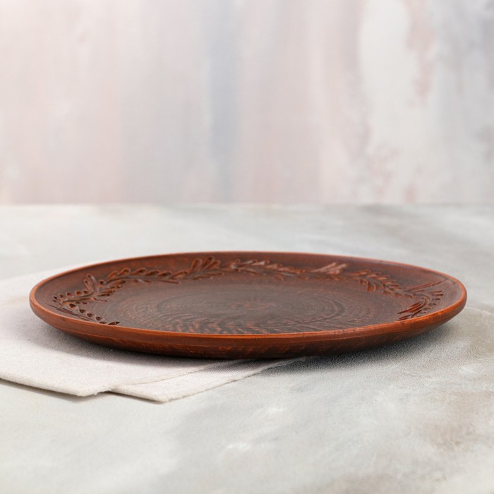 Тарелка "Резной узор" 25 см