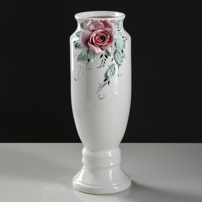 Ваза "Вента" большая, лепка, золото