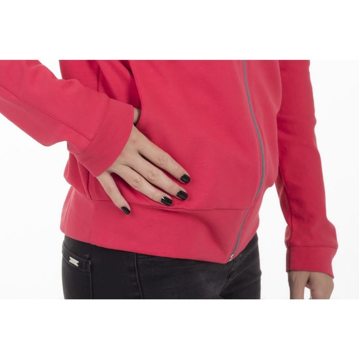 Толстовка женская на молнии, размер 44, цвет коралл (арт. М-22-05)