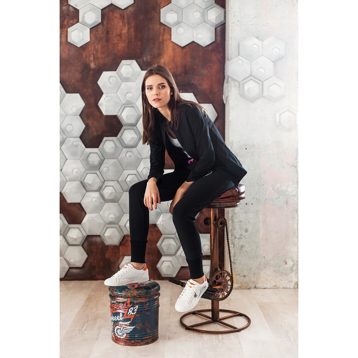 Толстовка женская на молнии, размер 42, цвет чёрный (арт. М-323-05)