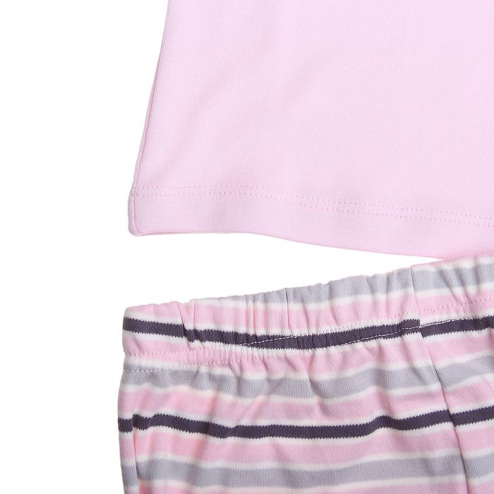 Пижама для девочки, рост 128 см (64), цвет светло-розовый