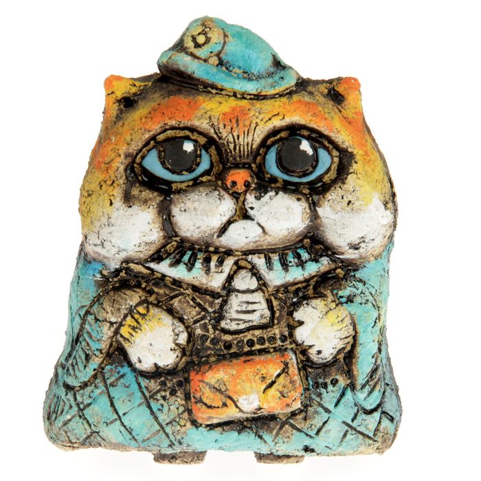 Сувенир из шамота "Кошка Английская"