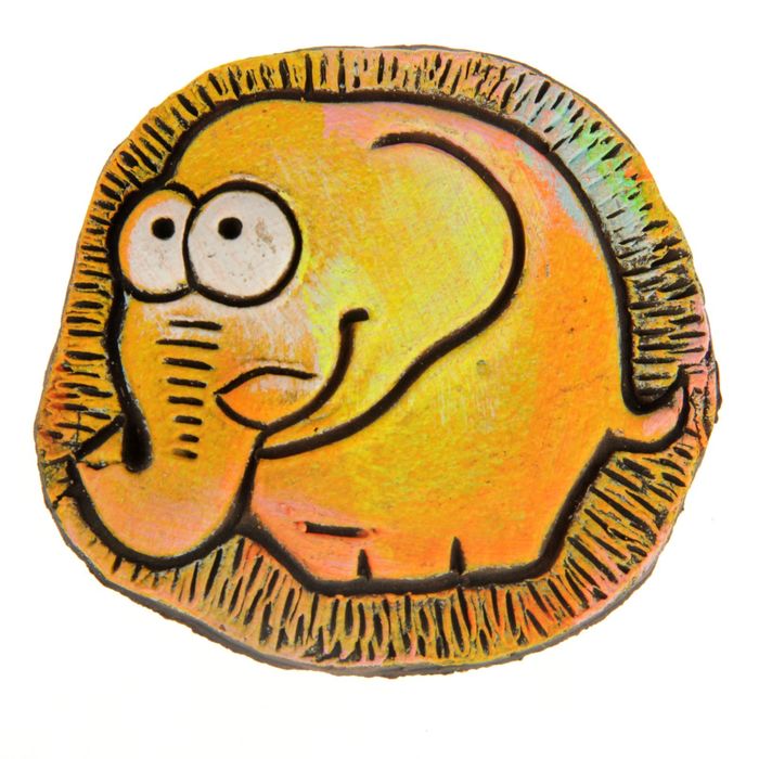 Магнит из керамики "Слон"