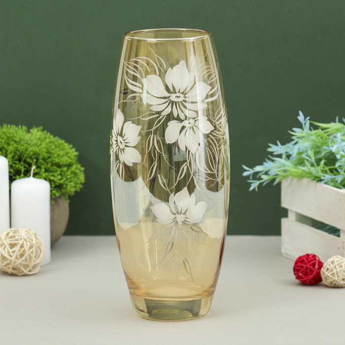 Ваза "Флора", художественная роспись, чайная