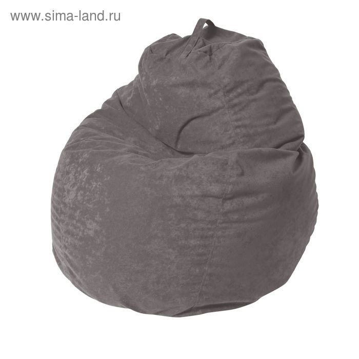 фото Кресло - мешок «пятигранный», диаметр 82 см, высота 110 см, цвет серый me-shok