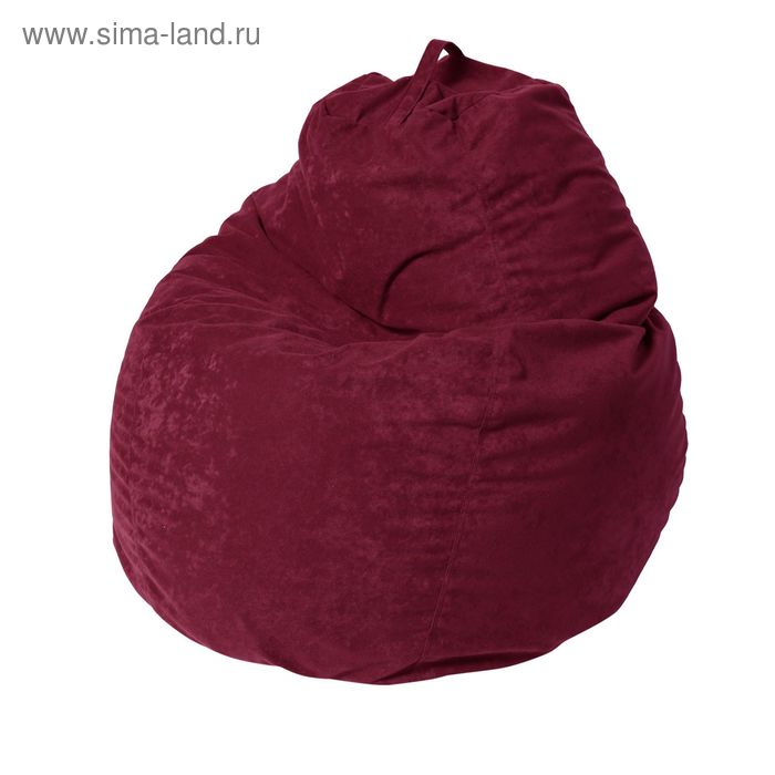фото Кресло - мешок «пятигранный», диаметр 82 см, высота 110 см, цвет бордовый me-shok