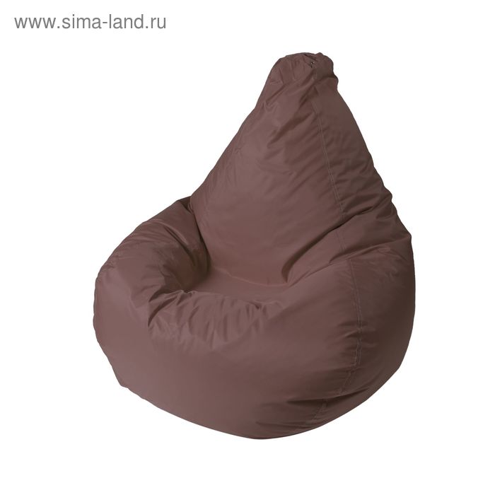 фото Кресло - мешок «капля s», диметр 85 см, высота 130 см, цвет коричневый me-shok