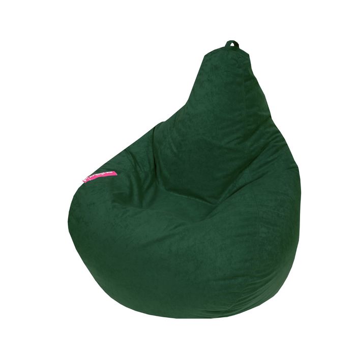 Кресло-мешок "Капля S", диметр 85 см, высота 130 см, цвет зелёный Aloba