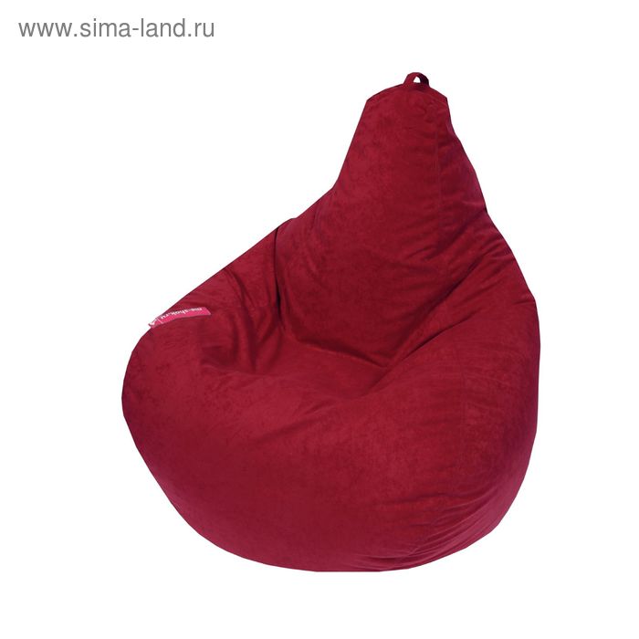 фото Кресло - мешок «капля s», диметр 85 см, высота 130 см, цвет бордовый me-shok