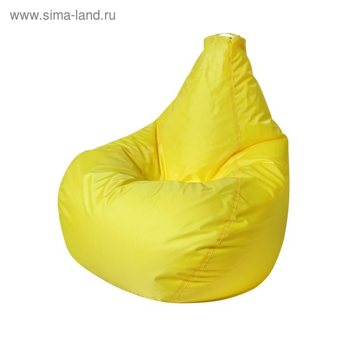 фото Кресло - мешок «капля s», диаметр 85 см, высота 130 см, цвет жёлтый me-shok