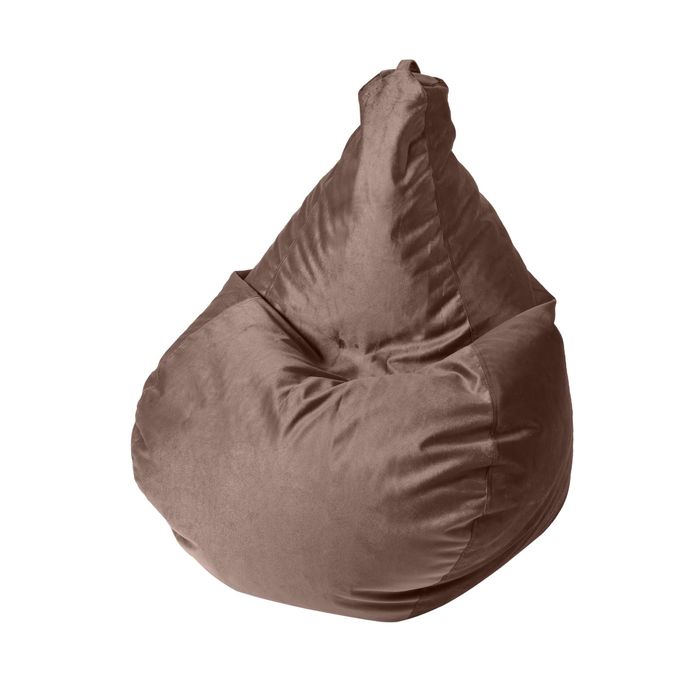 Кресло-мешок "Капля S", диметр 85 см, высота 130 см, цвет коричневый